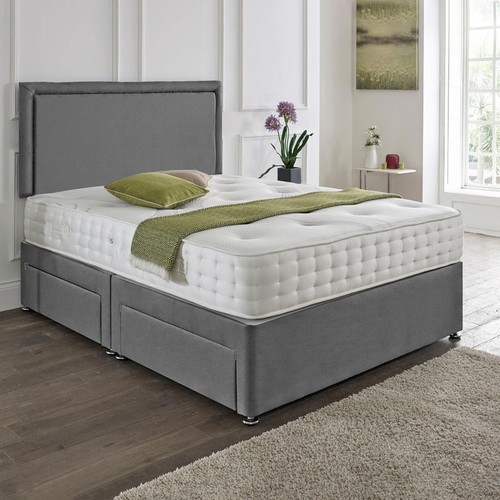 Luxury divan bed set with - bed,