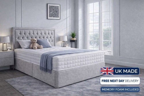 Luxury divan bed set all - luxury,