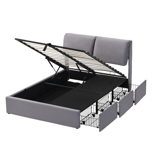 Ottoman bed 4ft6 - ottoman, double