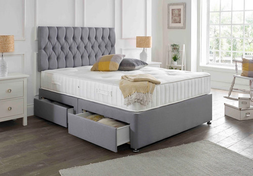 Suede memory foam - memory, bed