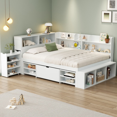 4ft6 double wooden - 4ft6,