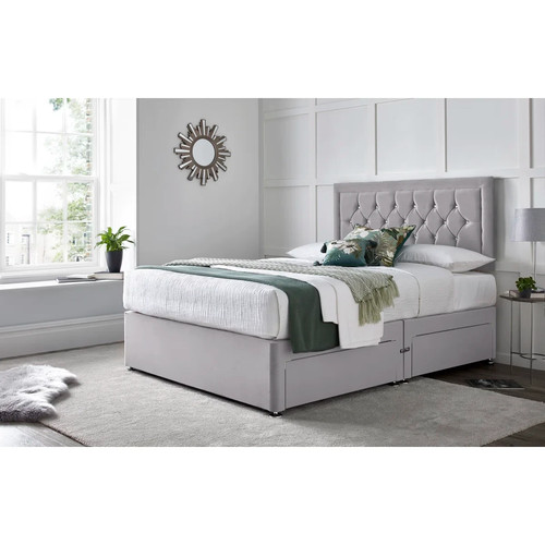 Orthopaedic divan bed set with - bed,