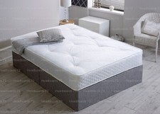 Chenille Divan Bed Base Only
