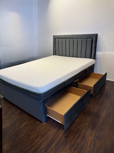 Double divan bed - divan, 4ft,4ft6