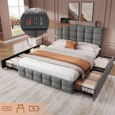 Double Bed Frame with 4