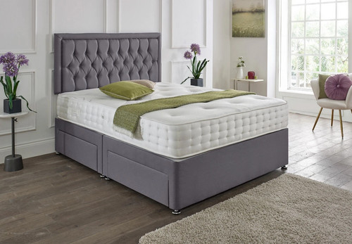 Plush memory foam divan bed - memory,