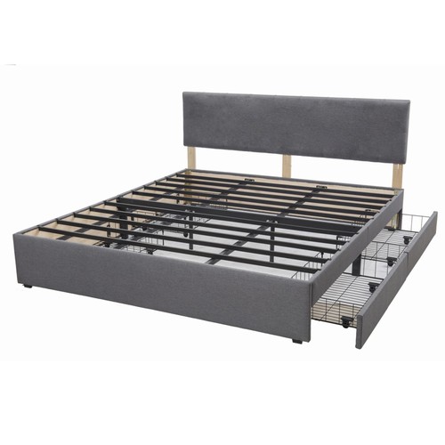 Modern 4ft6 5ft 6ft bed - bed, frame