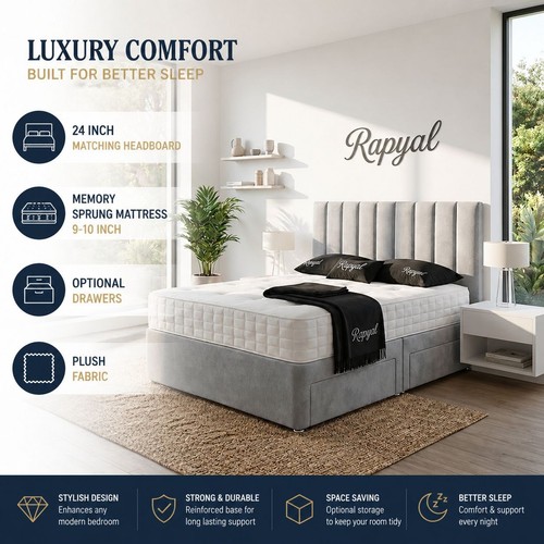 Luxury divan bed - luxury, with