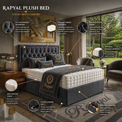 Luxury divan bed set - luxury, with